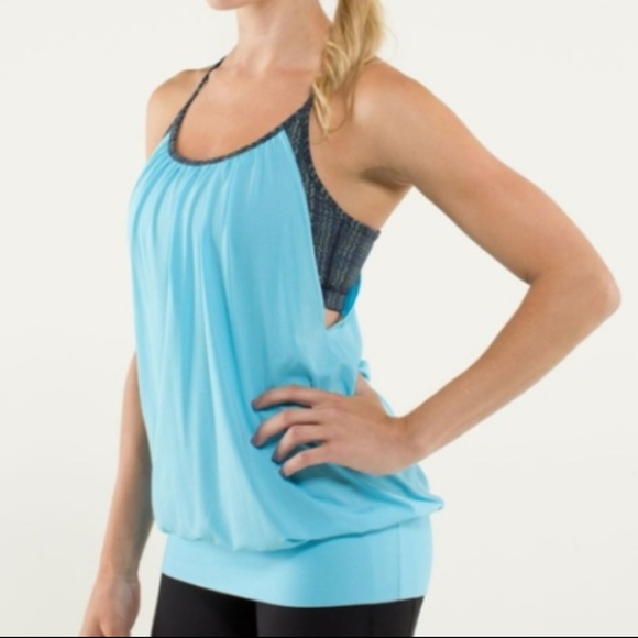 lululemon athletica Tops - Lululemon No Limits Tank Blue Moon FF68